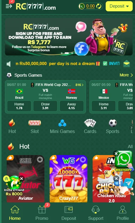 RC777 Game App